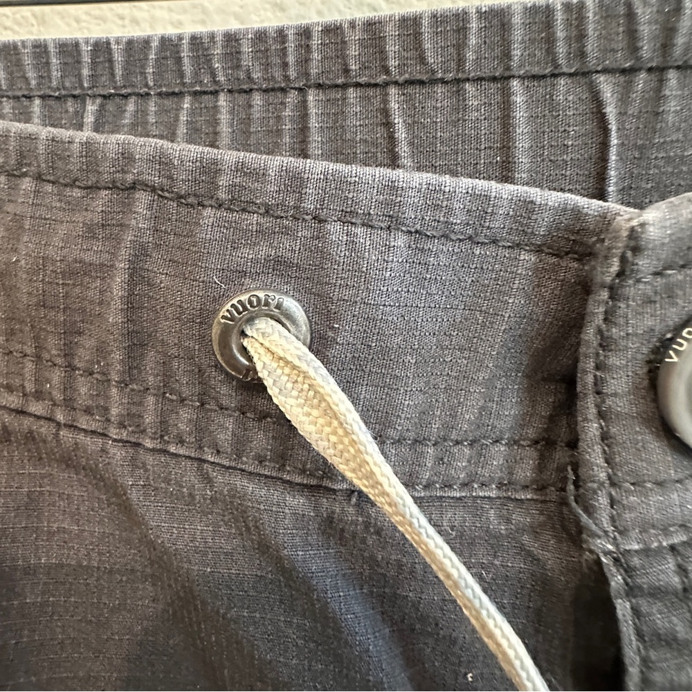 Vuori Women’s Ripstop Pant XL Charcoal Gray Elastic Waist Jogger - Picture 6 of 8
